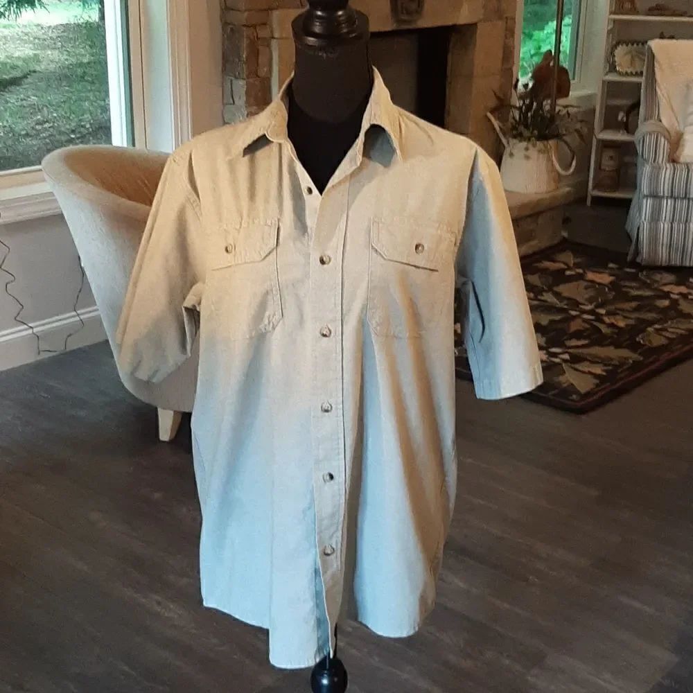 Wrangler Green Button Down Shirt
